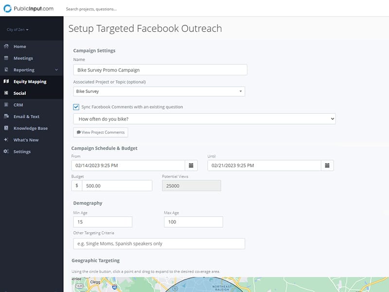 build social media campaign 