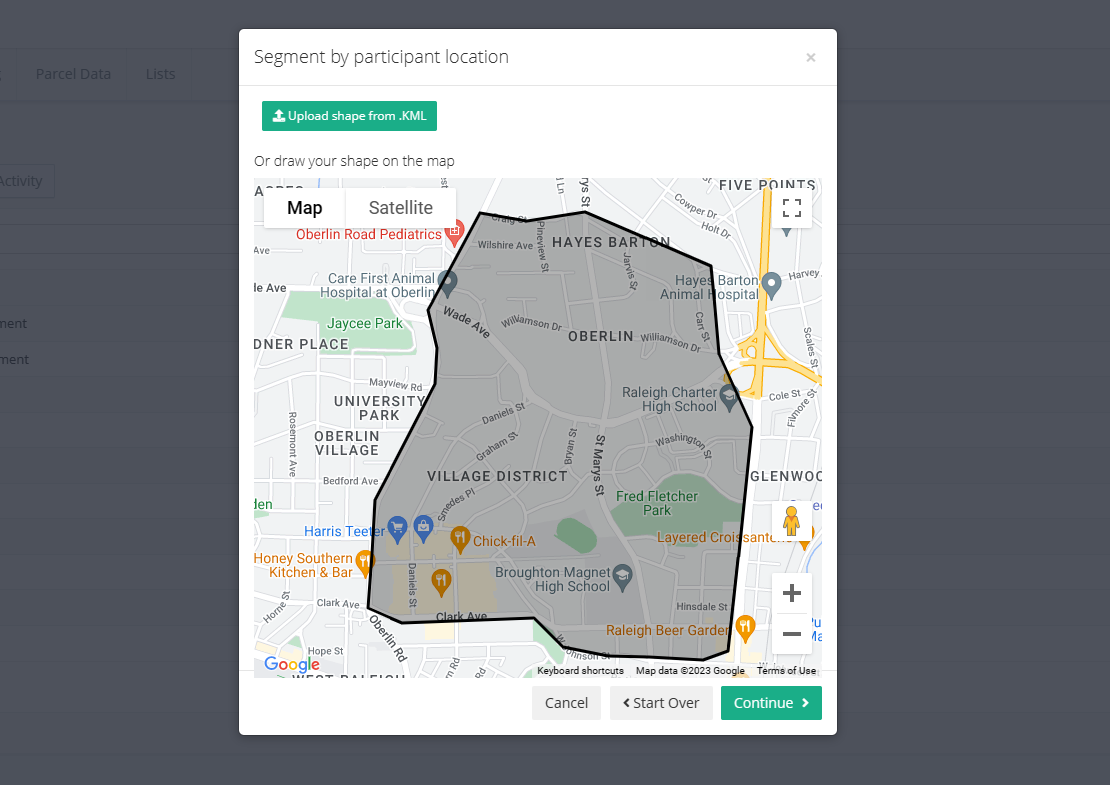 segment by location CRM