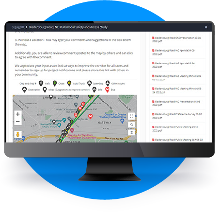 Community engagement surveys